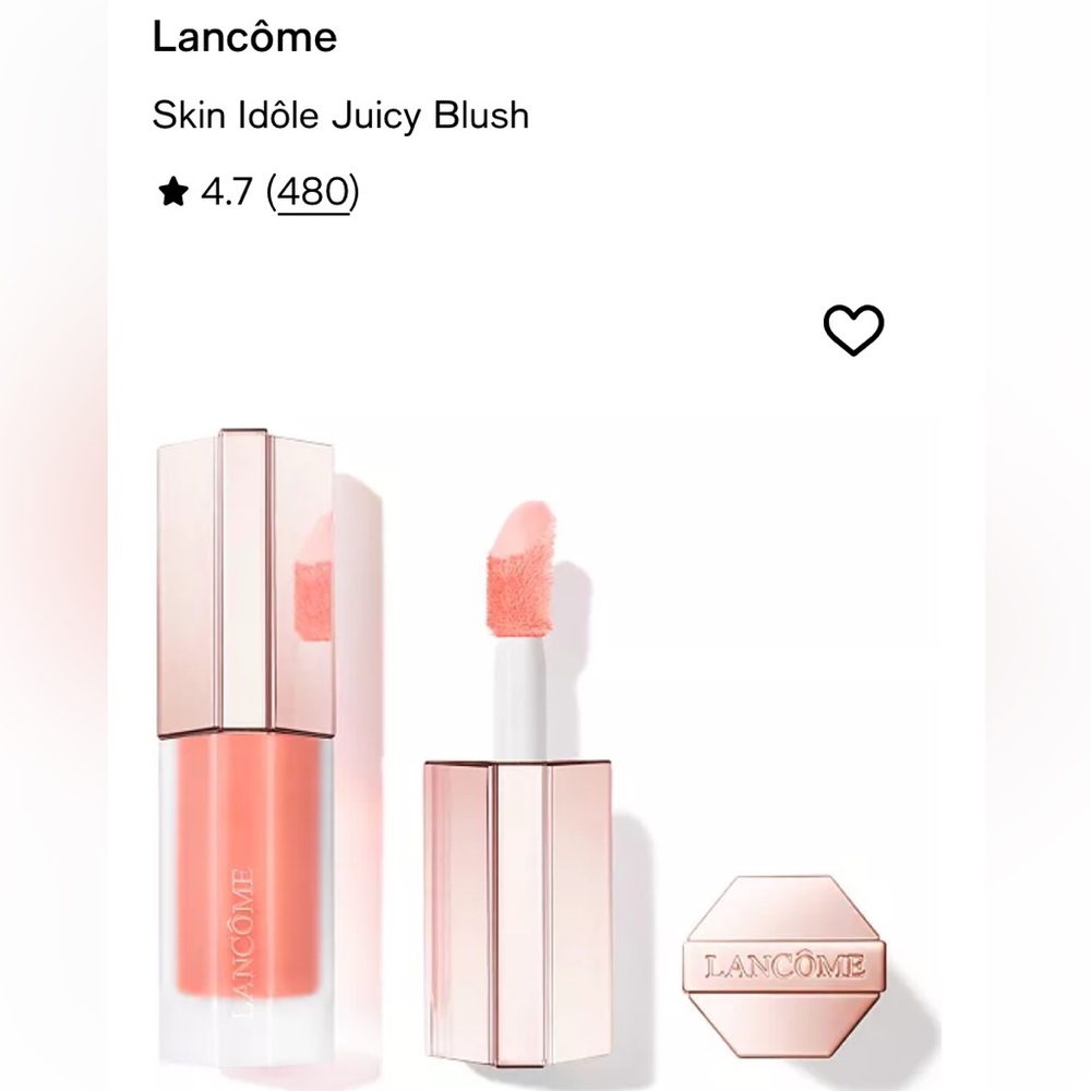 Skin Idôle Juicy blush, cheeks( 30 Over The  Coral Moon